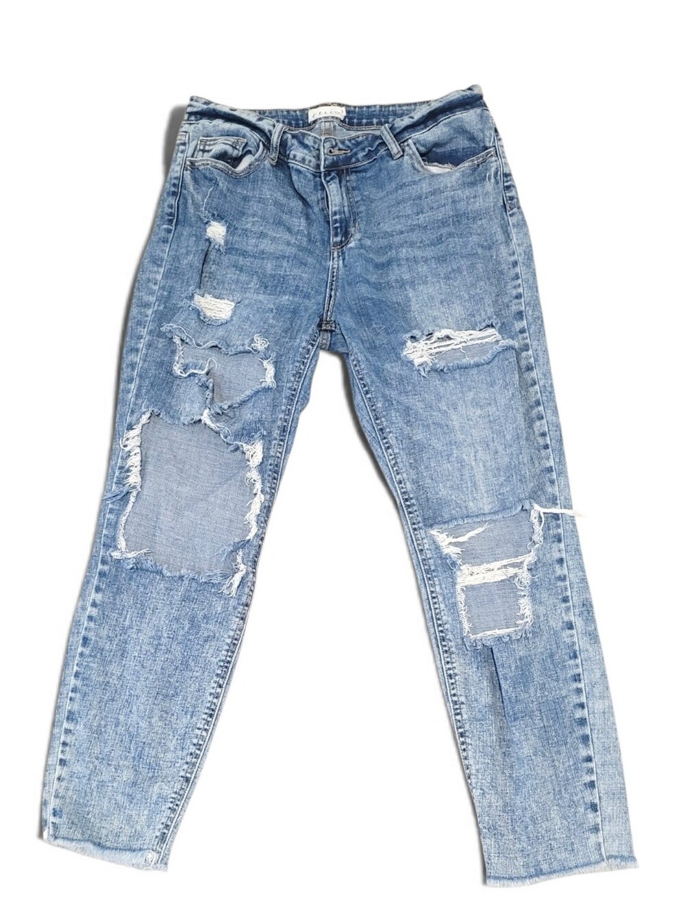 Cello Distressed Ankle Frayed Jeans Size 11